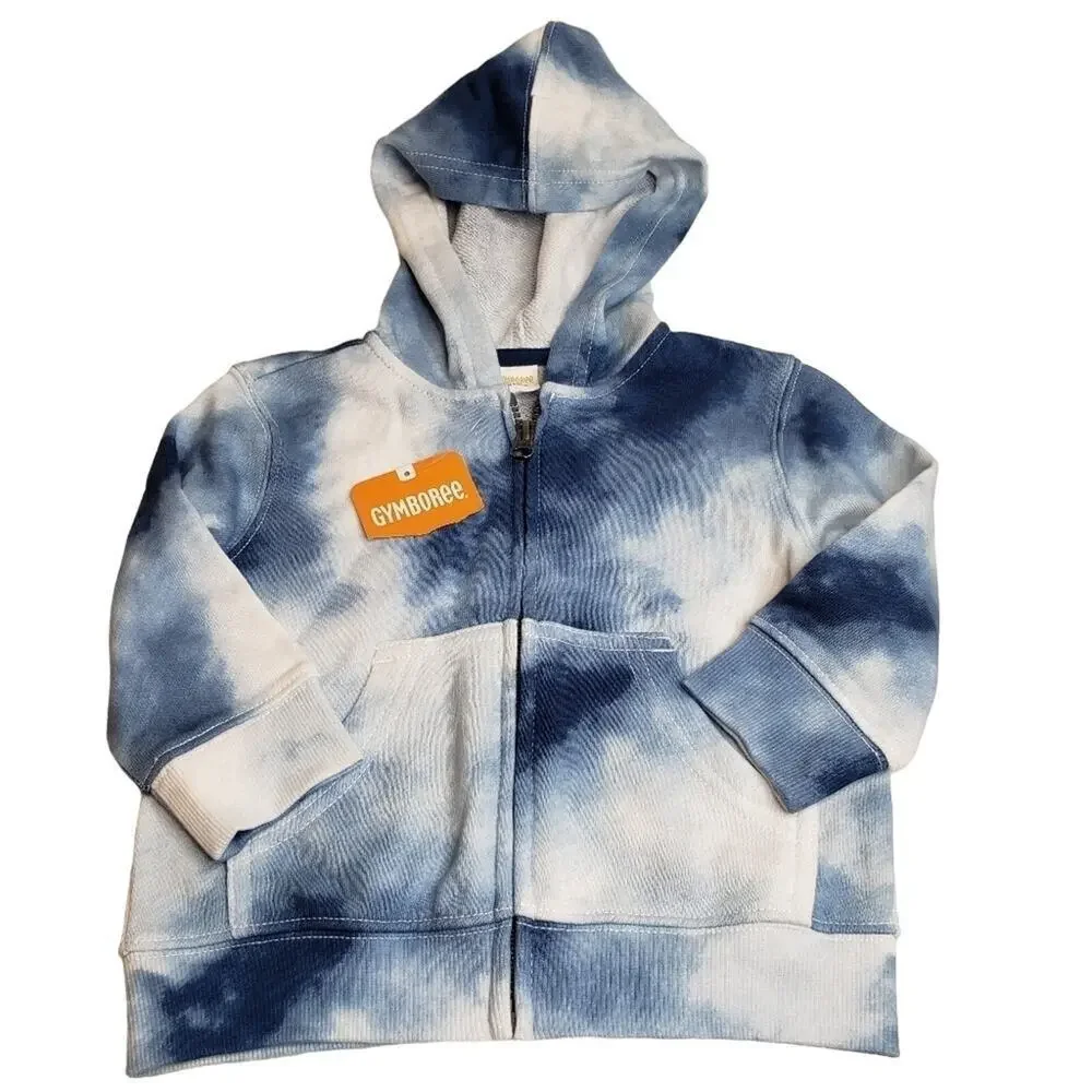 Gymboree Hooded Zip-Up Tie Dyed Hoodie 12 - 18 Months NEW